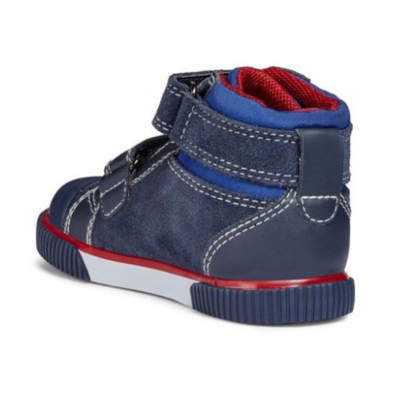GEOX Kilwi  Suede & Nylon Shoes /Sneakers Baby Boy - Picture 2 of 6